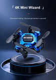 4K Mini Pocket Drone HD Camera Foldable RC Quadcopter 120g/4oz