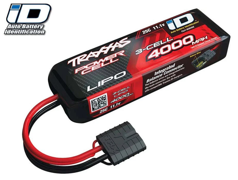 TRAXXAS 2849X - 3S 11.1V 4000mAh 25C LIPO BATTERY w/ID -TRA2849X