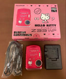 FUJIFILM Z33WP Hello Kitty Digital Camera Pink Waterproof Rare 10MP