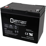 Mighty Max 12V 75Ah INT Battery Replaces The Basement WatchDog Model BW-27AGM Battery