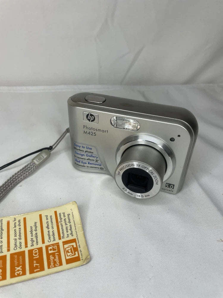 HP Photosmart M425 5.0MP Digital Camera (Tested Working)