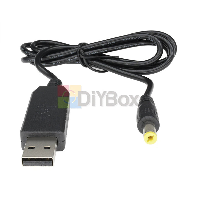 5PCS USB DC 5V to 9V/12V Step-up Module Converter Adapter 2.1x5.5mm Male Cable