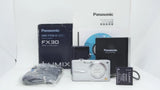 Panasonic LUMIX DMC-FX30 Silver Compact Camera From Japan