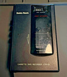 Vintage Radio Shack CTR-22 Cassette Recorder Model 14-1100 Tested No Battery Doo Battery