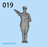 1/64 WWII Soldier Man Scene Props Miniatures Figures Model For Cars Vehicles Toy