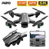 Drone R20 Cross-Border GPS HD Aerial Photography 4K Dual-Camera Optical Flow Pos