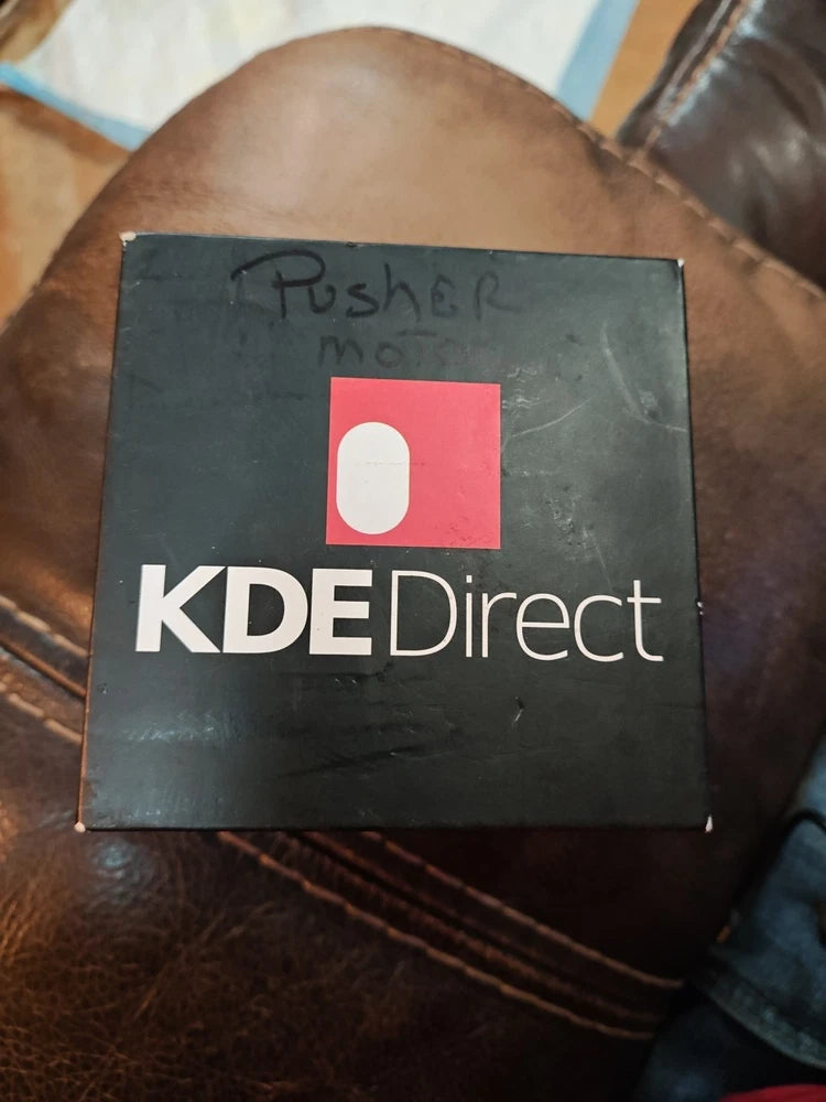 KDE Direct high lift drone motor box with red label and logo