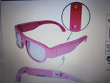 QUE DESIGN RECHARGEABLE ACTION VIDEO CAMERA SUNGLASSES WITH MICRO SD CARD. NEW