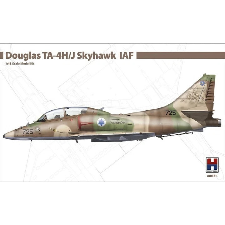 Aircraft model kit, green and tan Douglas TA-4H/J Skyhawk with 725 markings