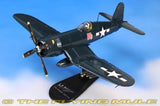 Hobby Master 1:48 F4U Corsair model airplane, black with US stars and propeller