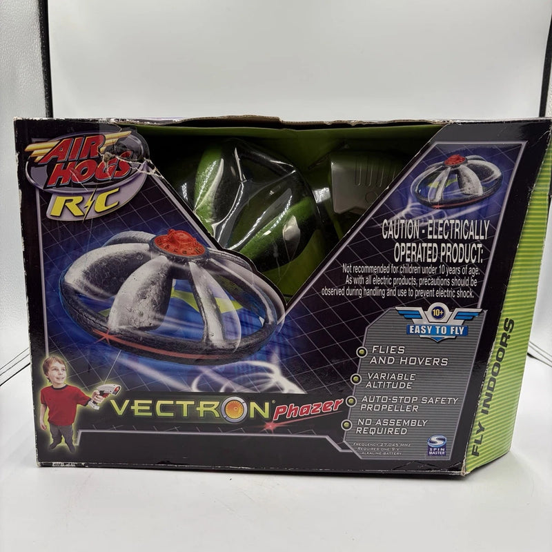 Mini UFO RC drone in retail box with Air Hogs Vectron Phazer branding
