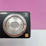 Panasonic Lumix DMC-FS40 LEICA 14.1MP Black Digital Camera. WORKING. (refB.O)