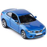 1/36 Scale M2 Model Toy Car Diecast Toy Vehicle Doors Open Pull Back Blue