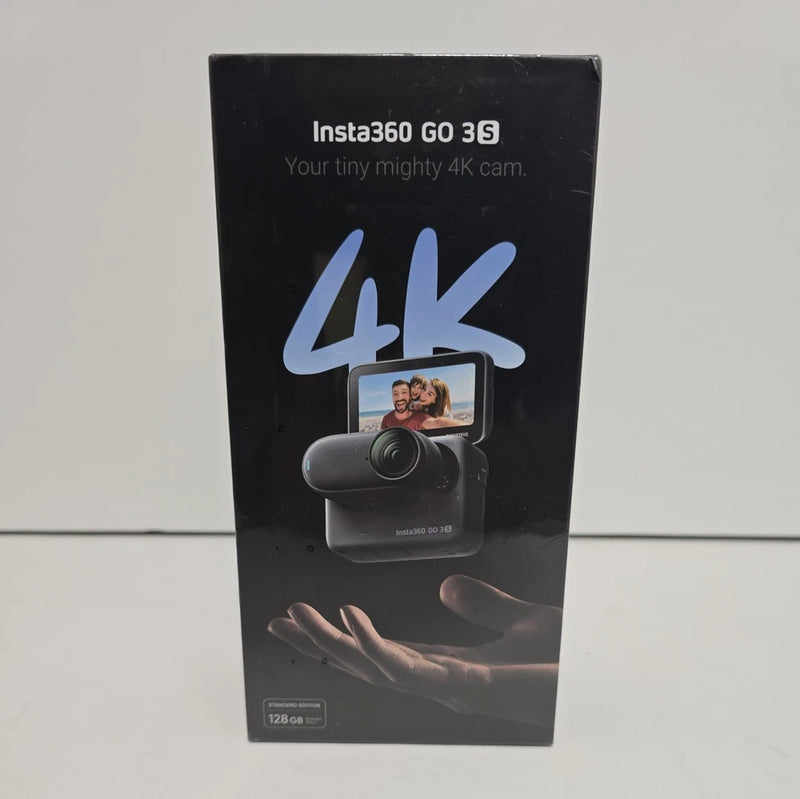 NEW Insta360 GO 3S Action Camera (128GB Midnight Black)