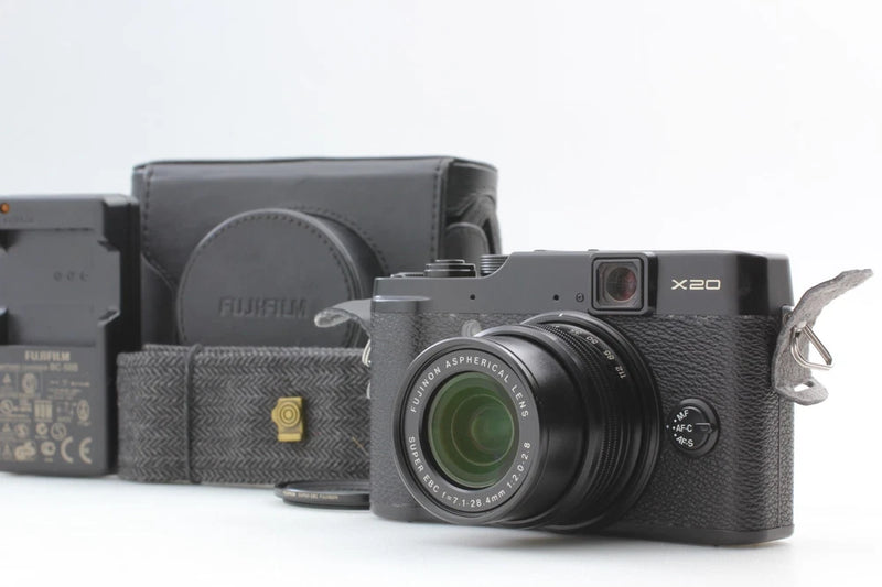 [NEAR MINT w/ Case] Fujifilm X Series X20 12.0MP Digital Camera Black From JAPAN