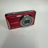 Panasonic Lumix DMC-FH27 16MP 8x Zoom Digital Camera 3.0" Red For Parts Repair