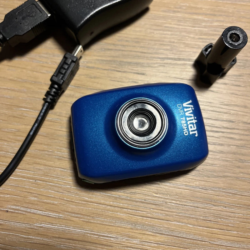 Vivitar DVR 785HD Camcorder -  Blue -untested