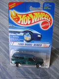 Hot Wheels 1995 Model Series Dodge Ram 1500 Green W/5 Spoke Whls & Cap #7/12