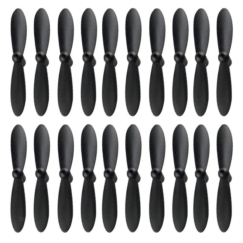 20pcs Upgrade Propeller Replace Propellers For  CX 10 RC Drone Black
