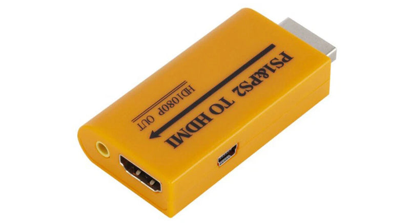 PS1 PS2 To 1080p Converter With 3.5mm Audio Out