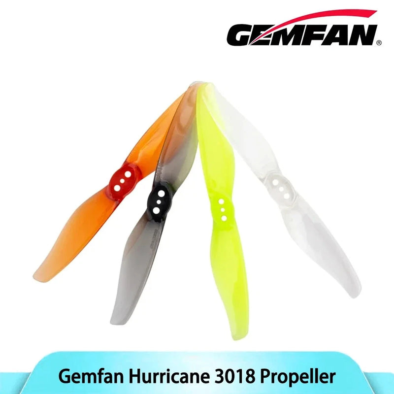 4Pairs Gemfan 3018 3inch 2-Blade Propeller 1.5/2.0mm Hole T Mount for RC FPV