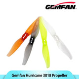4Pairs Gemfan 3018 3inch 2-Blade Propeller 1.5/2.0mm Hole T Mount for RC FPV