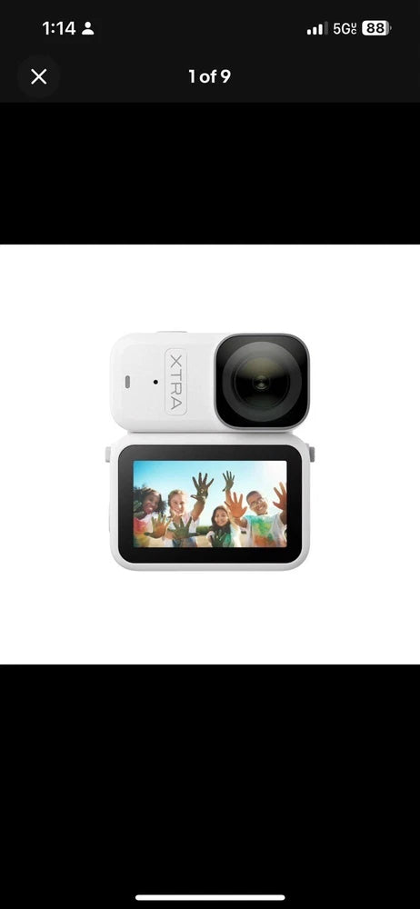 XTRA White Action Digital Camera with Display Screen
