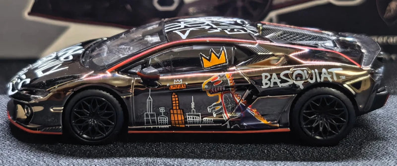 Trends Hobby 1/64 Temerario Basquiat HEC 2026 Limited Model Car Black