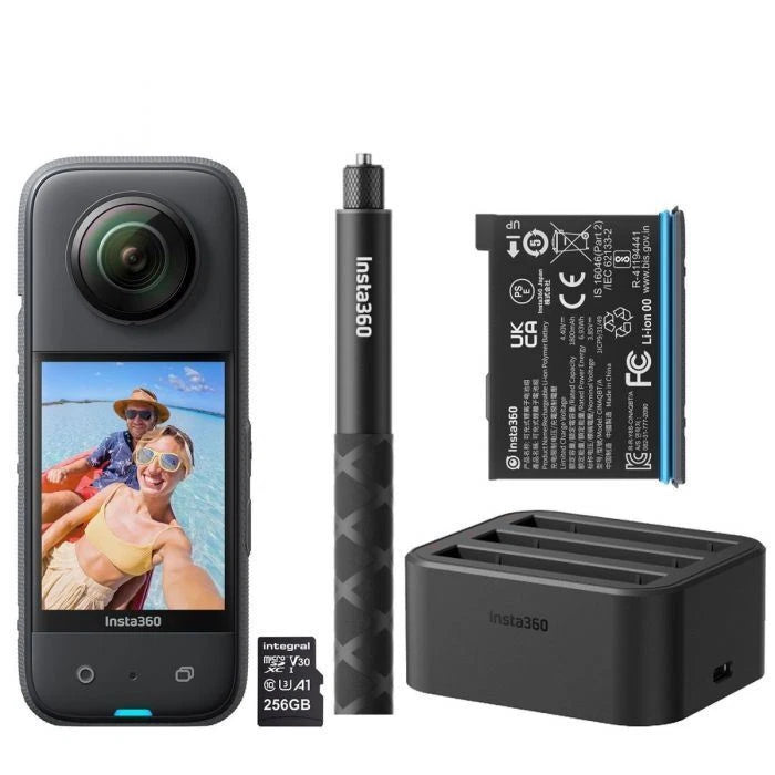 Insta360 X3 360 Action Camera - Shoot More Kit