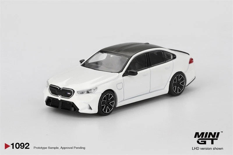 MINI GT 1:64 M5 Alpine White Diecast Model Car