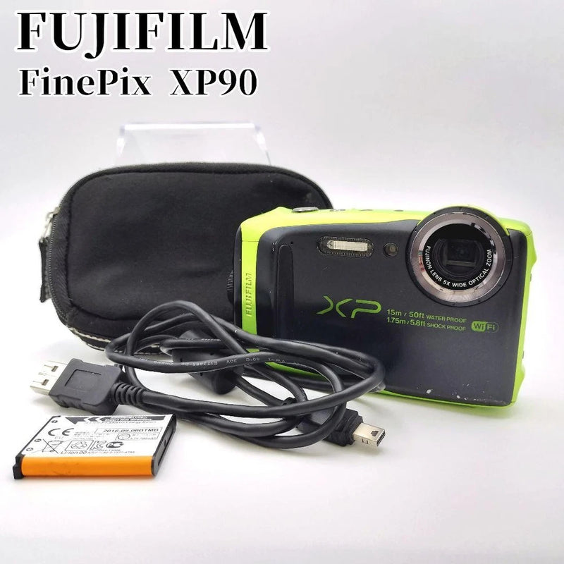 FUJIFILM FINEPIX XP90 Compact Digital Camera Tested Working Seller Japan