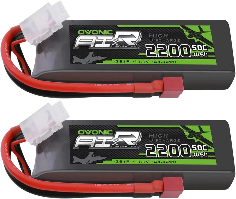 3S Lipo Battery 50C 2200mAh 11.1V Lipo Battery with Dean T Connector for RC Battery