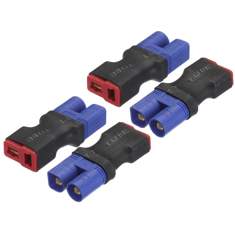 4 x T-Plug Female to EC3 Male Connector Adapter for RC/RC LiPo Battery Converter Converter