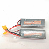 *2-PACK!* Youme Power 7.4v 2s 5200mah 80c Hard Case LiPo Battery w/ XT90 Plug Battery