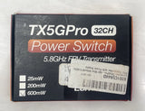 Lumenier TX5GPro 32ch Power Switch 5.8Ghz FPV Transmitter Mini 600mw. New