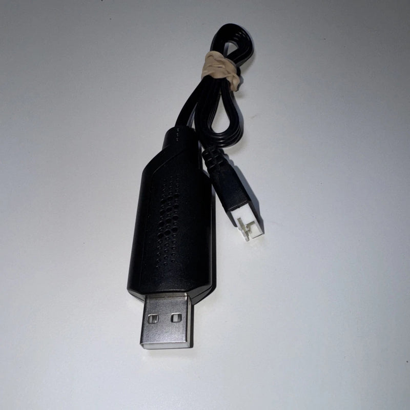 1.3A USB Charger Cable for 2S 7.4V LiPo Battery XH-3Pin Plug RC Battery
