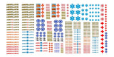 1:64 scale model ambulance waterslide decals
