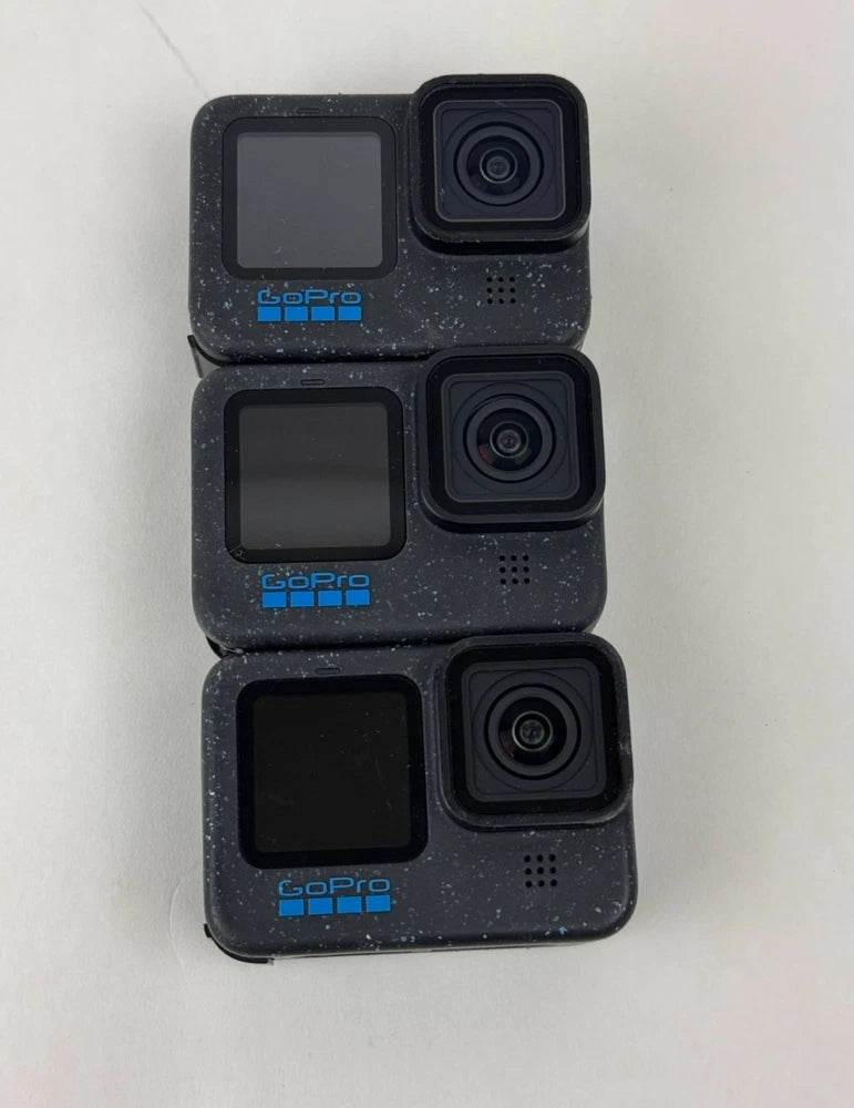 Lot of 3 GoPro HERO12 Black - Rear (main) display does not work - FOR PARTS #8