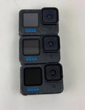 Lot of 3 GoPro HERO12 Black - Rear (main) display does not work - FOR PARTS #8