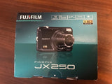 MINT, UNUSED Fujifilm Finepix JX250 Digital Camera Black W/ Box, SD Card Charger