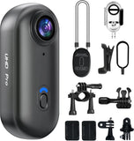 4K Mini Body Camera, Thumb POV Portable Body Cam Sports Action Camera Hands Free