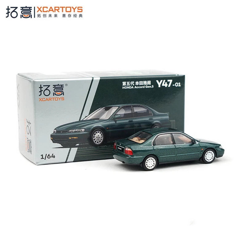 XCARTOYS 1/64 Scale  Accord Gen.5 Green Diecast Car Model Toy Gift