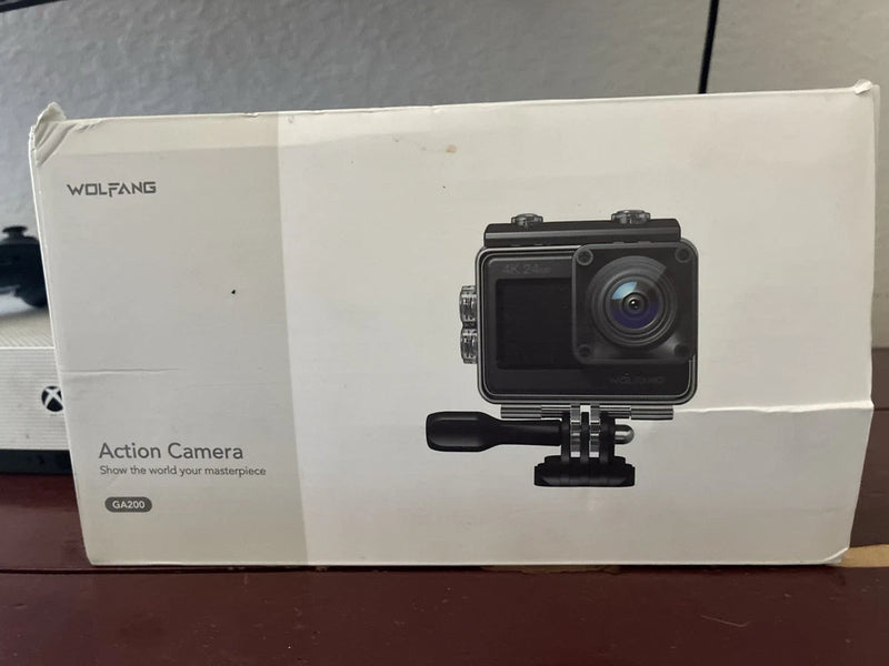 WOLFANG GA200 Action Camera 4K Video 24MP Waterproof Black