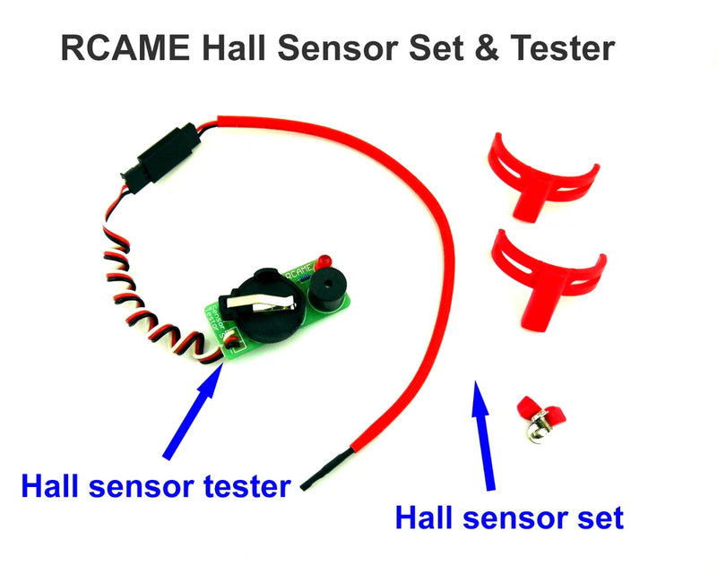 Hall Sensor Set & Tester for Rcexl Ignition / RCAME Gas Engine RC Model Airplane