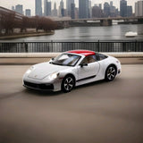1:32 Porsche 911 Convertible Diecast Alloy Model Car Sound Light Toy Gift
