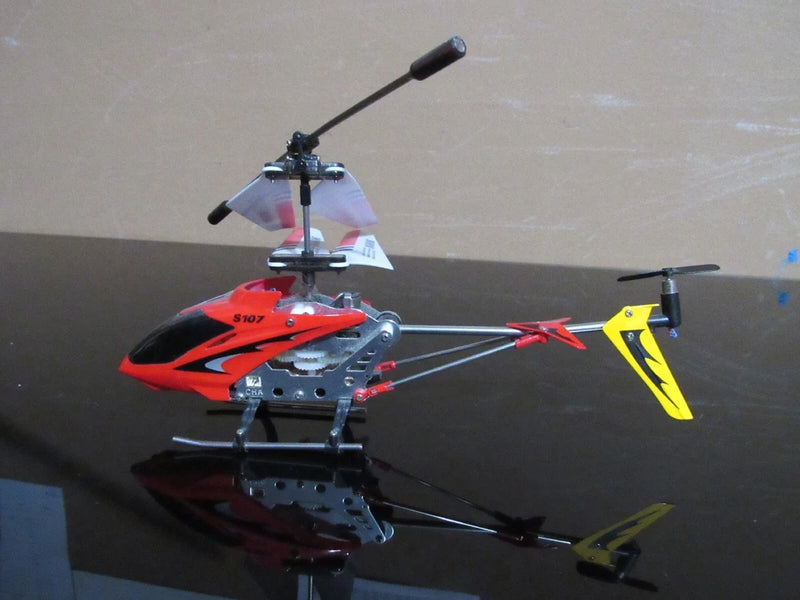 Syma S107 RC Helicopter - Red - Used For Parts