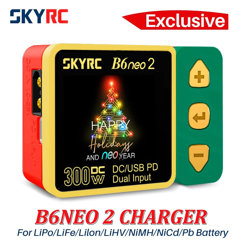 Exclusive SKYRC B6neo 2 Smart Charger Christmas Battery Charger DC 300W PD 80W