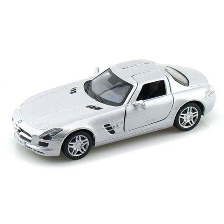 5349 Brand New 5"Kinsmart Mercedes Benz SLS AMG Diecast Model  Car 1:36 Silver
