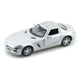 5349 Brand New 5"Kinsmart Mercedes Benz SLS AMG Diecast Model  Car 1:36 Silver