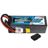 NHX Muscle Pack 4S 14.8V 6000mAh 50C HardCase Lipo Battery XT60+Traxxas Adapter Battery